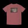 Distressed Nation Shirt - Protest Tee - Faded Wine