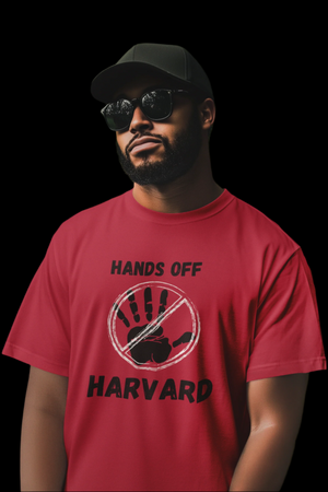 Hands Off Harvard Jersey Tee - empowHERbyHeidi
